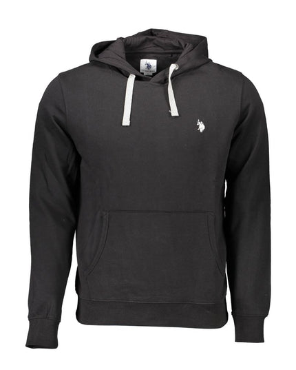 U.S. POLO ASSN. Black Cotton Men Sweater