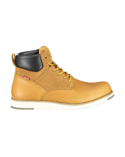 Levi's Beige Leather Men Boot