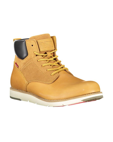 Levi's Beige Leather Men Boot