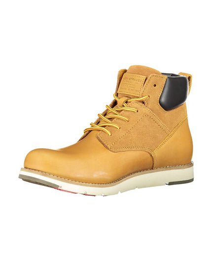 Levi's Beige Leather Men Boot