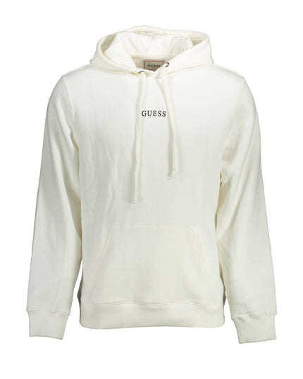 Guess Jeans White Cotton Men Sweater