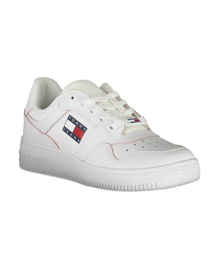 Tommy Hilfiger White Leather Women Sneaker