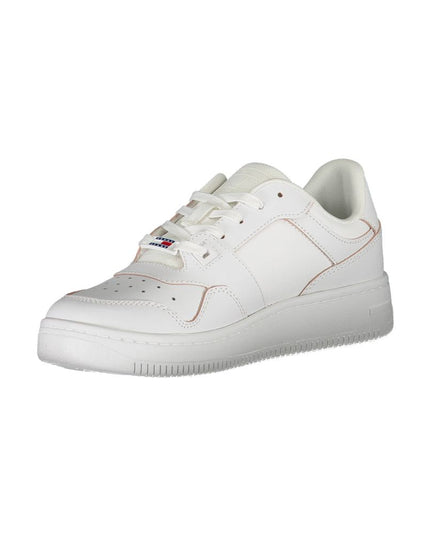Tommy Hilfiger White Leather Women Sneaker