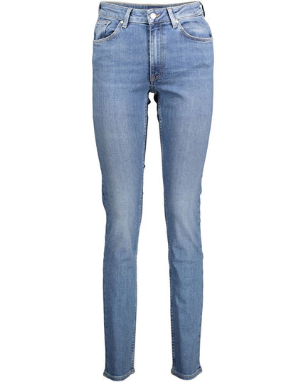 Gant Blue Cotton Women Jeans