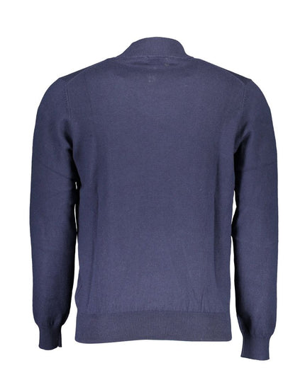 North Sails Blue Cotton Men Sweater