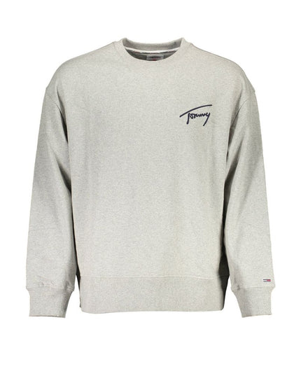 Tommy Hilfiger Gray Cotton Men Sweater