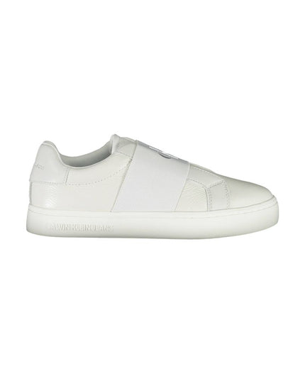 Calvin Klein White Leather Women Sneaker