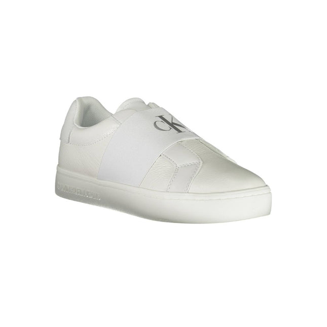 Calvin Klein White Leather Women Sneaker