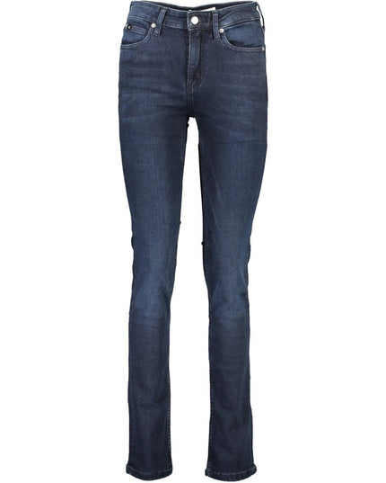 Calvin Klein Blue Cotton Women Jeans