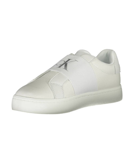 Calvin Klein White Leather Women Sneaker