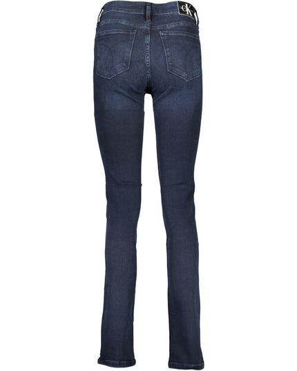 Calvin Klein Blue Cotton Women Jeans