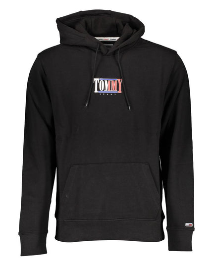 Tommy Hilfiger Black Cotton Men Sweater