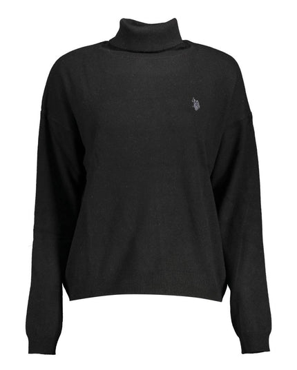 U.S. POLO ASSN. Black Wool Women Sweater