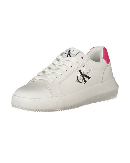 Calvin Klein White Leather Women Sneaker