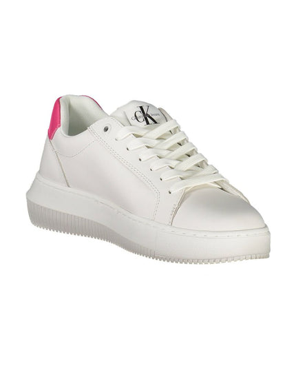 Calvin Klein White Leather Women Sneaker