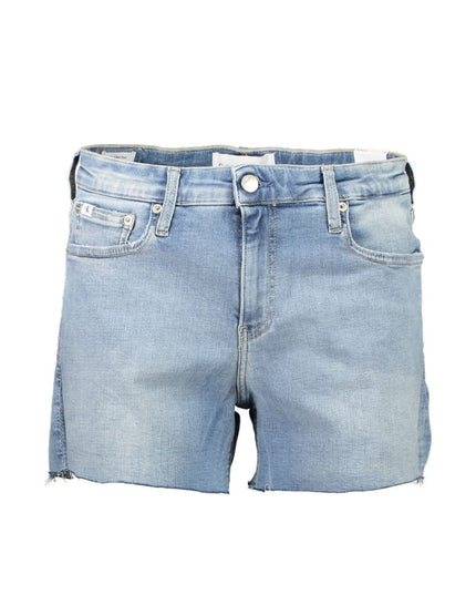 Calvin Klein Blue Cotton Women Shorts