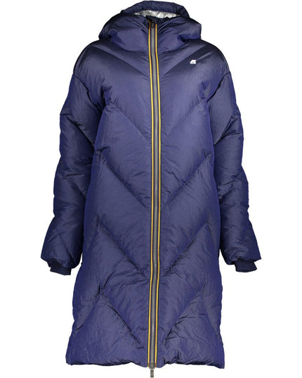K-WAY Blue Polyamide Jackets & Coat