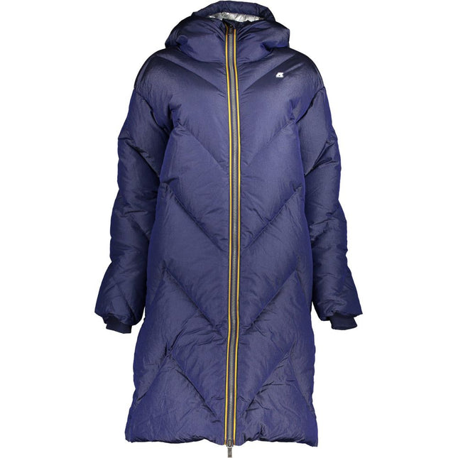 K-WAY Blue Polyamide Jackets & Coat