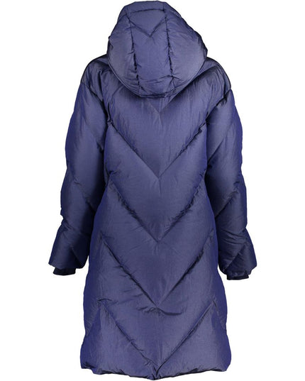 K-WAY Blue Polyamide Jackets & Coat