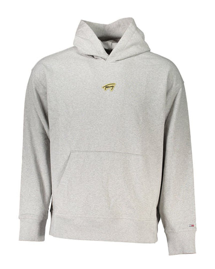 Tommy Hilfiger Gray Cotton Men Sweater