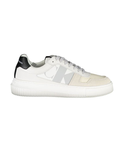 Calvin Klein White Polyester Sneaker