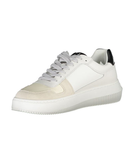 Calvin Klein White Polyester Sneaker