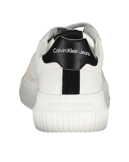 Calvin Klein White Polyester Sneaker