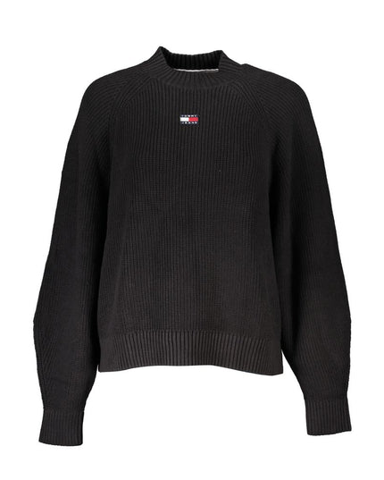 Tommy Hilfiger Black Cotton Women Sweater