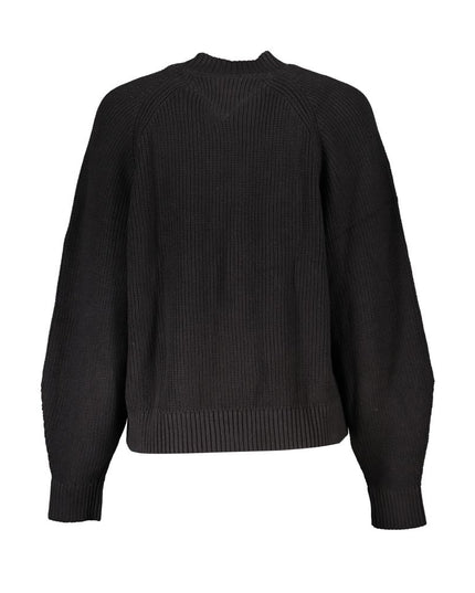 Tommy Hilfiger Black Cotton Women Sweater