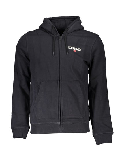 Napapijri Black Cotton Men Sweater
