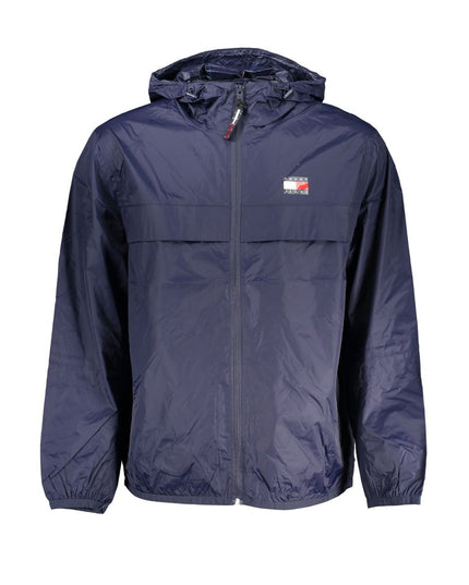 Tommy Hilfiger Blue Recycled Nylon Men Jacket