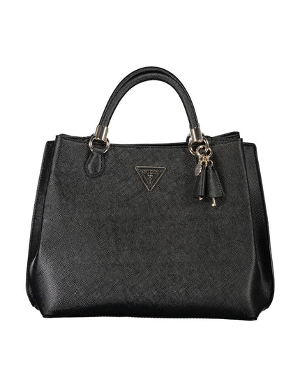 Guess Jeans Black Polyethylene Handbag