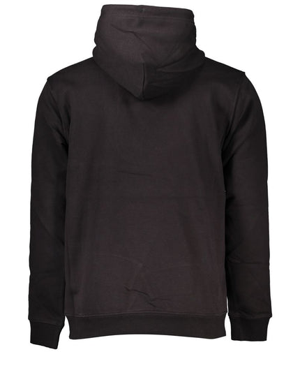 Tommy Hilfiger Black Cotton Men's Sweater Hoodie