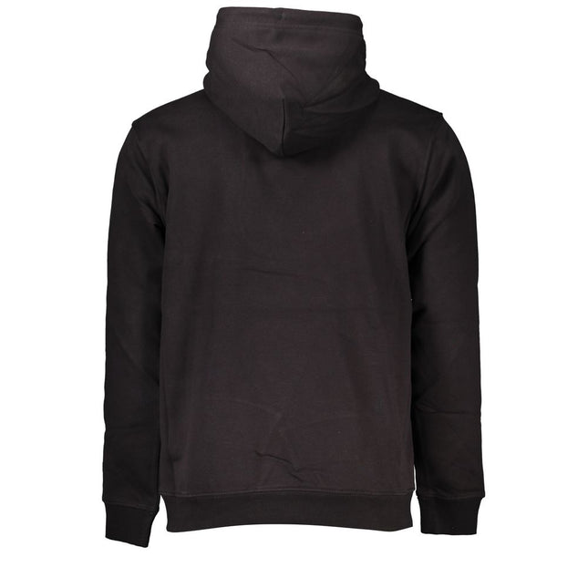 Tommy Hilfiger Black Cotton Men's Sweater Hoodie