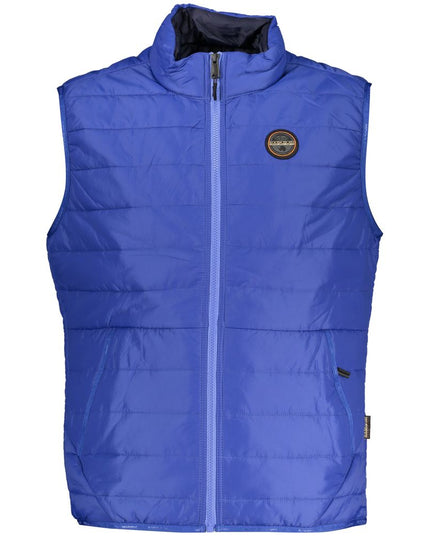 Napapijri Blue Polyester Men Jacket