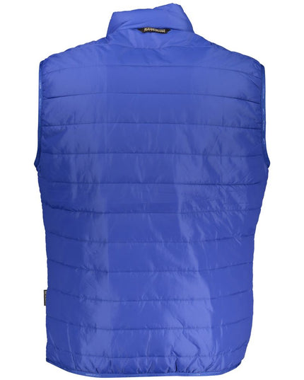 Napapijri Blue Polyester Men Jacket