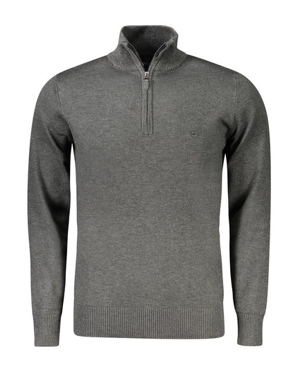 Coveri Moving Gray Viscose Men Sweater