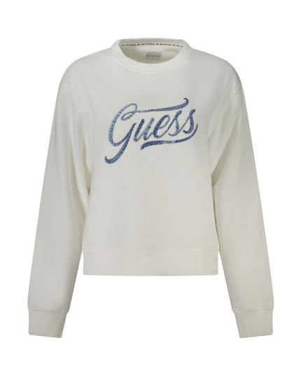 Guess Jeans White Cotton Women Sweater