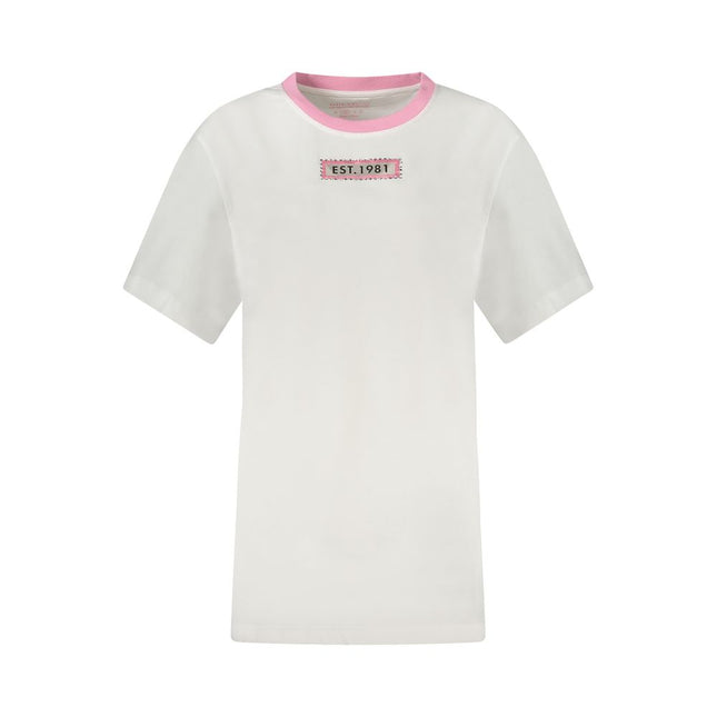 Guess Jeans White Cotton Women T-Shirt