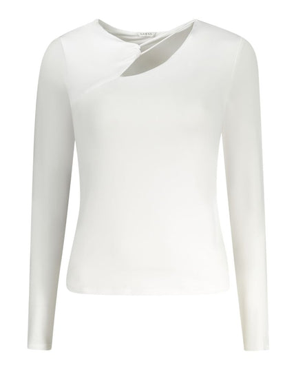 Guess Jeans White Polyester Women T-Shirt