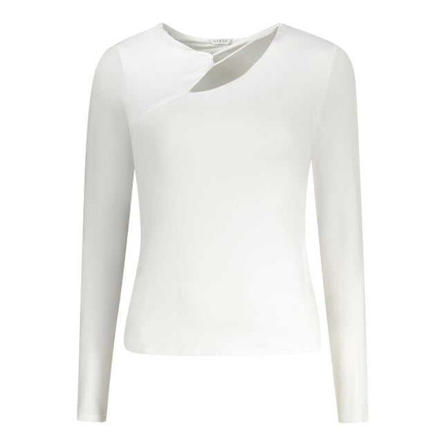 Guess Jeans White Polyester Women T-Shirt