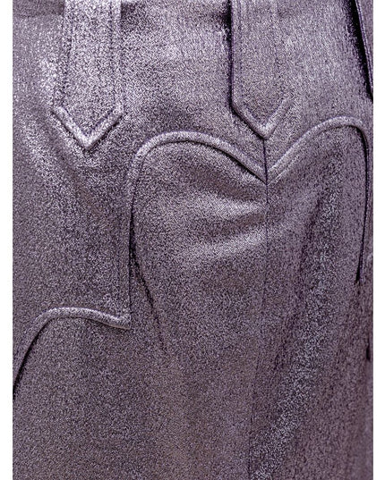 Tom Ford Purple Polyamide Midi Skirt