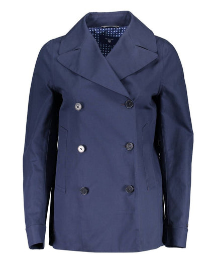 Gant Blue Cotton Women Jacket