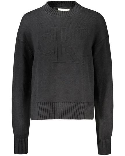Calvin Klein Black Cotton Women Sweater