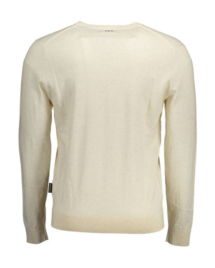 Napapijri Beige Cotton Men Sweater