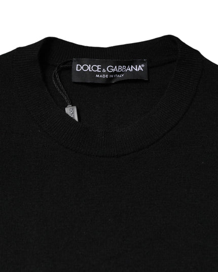 Dolce & Gabbana Black Long Sleeves Bodycon Sheath Dress