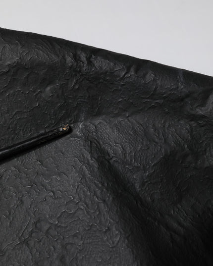 Dolce & Gabbana Black Cotton Short Sleeves V-neck T-shirt