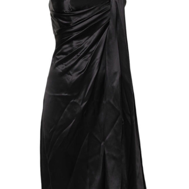 Dolce & Gabbana Black Strapless Sheath A-line Mini Dress