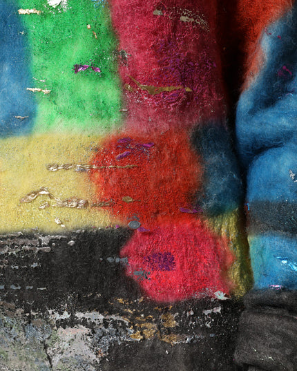 Dolce & Gabbana Multicolor Mohair Turtleneck Pullover Sweater