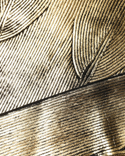 Dolce & Gabbana Gold Round Neck Long Sleeve Pullover Top